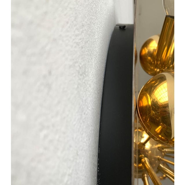 Mid-Century Modern German Brass Atomic Ceiling Lamp by Dorothee Becker for Cosack, 1970s For Sale - Image 14 of 18