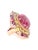 2000 - 2009 Bochic "Orient" Vintage Ruby, Peridot & Amethyst Ring Set In 18 K Gold & Silver For Sale - Image 5 of 8