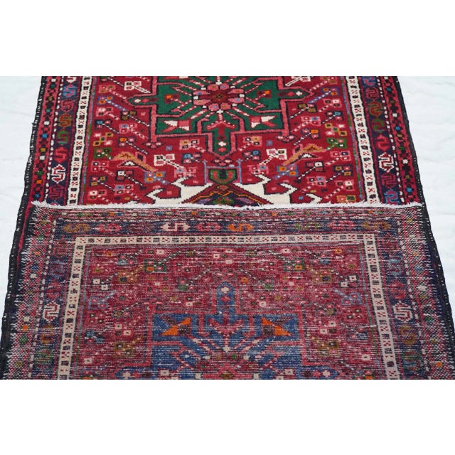 1930s Karajeh Heriz Persian Rug-2′8″ × 9′6″ For Sale In Washington DC - Image 6 of 10