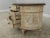 Italian Style 3 Drawer Paint Decorated Commode Nightstand For Sale - Image 4 of 10