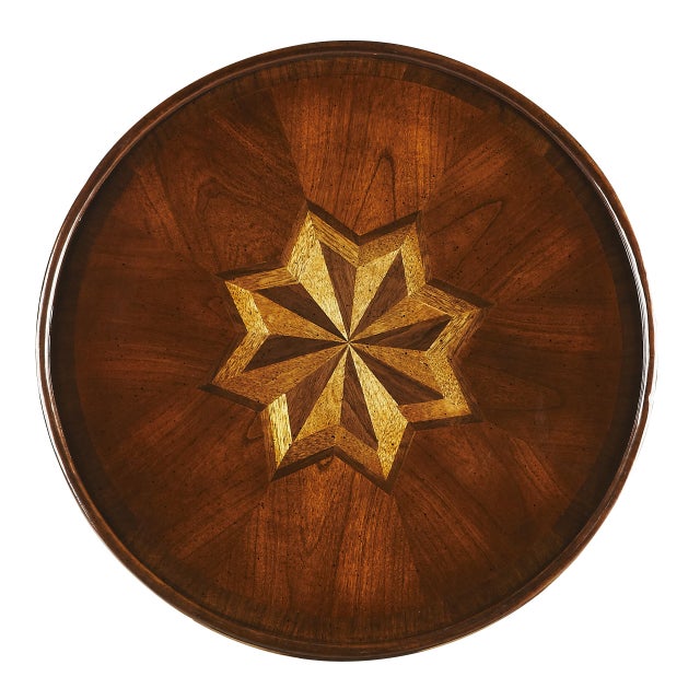 Selected solid Woods and choice cherry veneers. Maple, walnut and cherry veneers inlay design top. Durably Constructed...