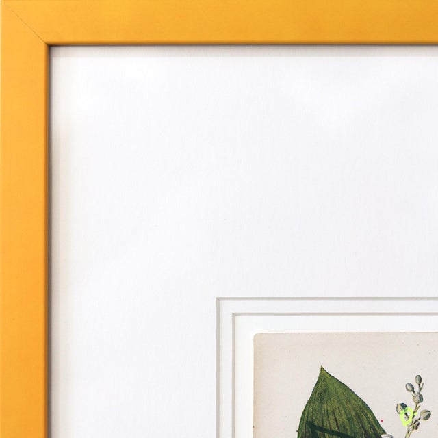 Lily of the Valley - Original Mixed Media Floral Painting on Vintage Botanical Book Page by Lee Herring For Sale In Los Angeles - Image 6 of 9