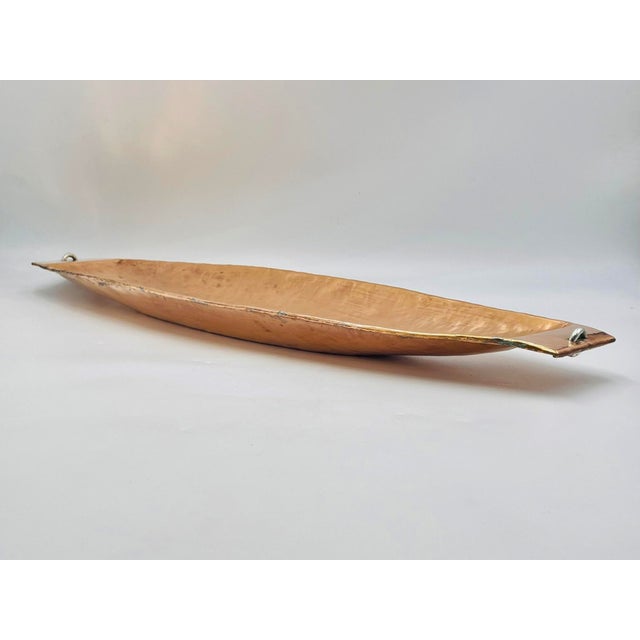 Metal 1980s Large Center/Serving Bowl by Emilia Castillo, Mexican Modernism Silversmith For Sale - Image 7 of 18