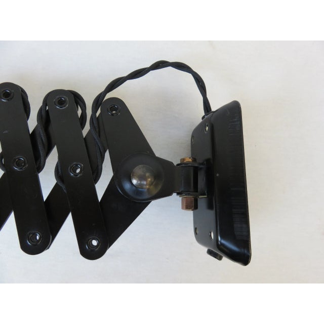 Black Scissor Light from Helo Leuchten, 1960s For Sale - Image 14 of 18