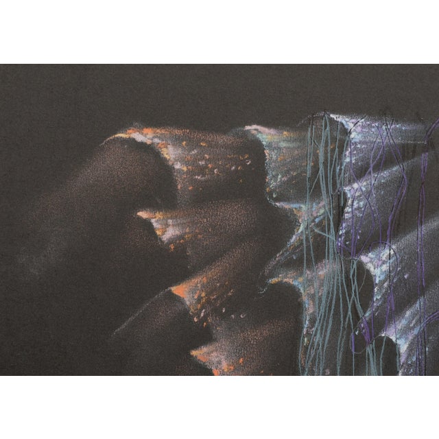 Delicate kimono by Patricia A. Pearce (American, b. 1948). This piece has an iridescent quality to the coloration. This...