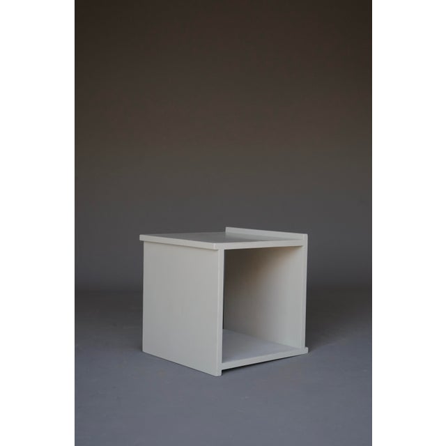 Vintage Plywood Cube Stool, 1960s For Sale - Image 9 of 14