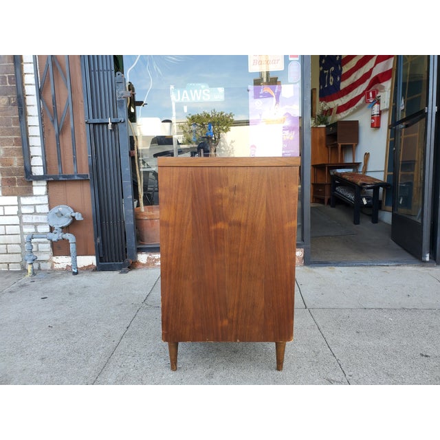 Burnt Umber 1970s Mid-Century Low Boy For Sale - Image 8 of 13