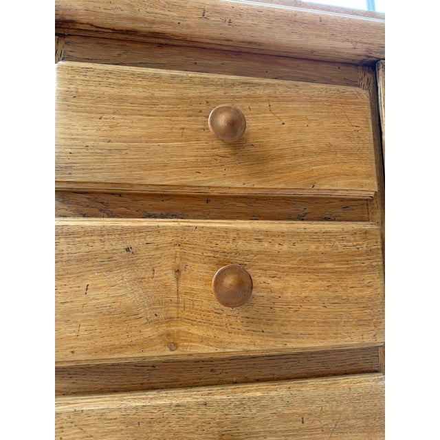 Art Deco Oak Sideboard by Dudouyt, 1940s For Sale - Image 12 of 18