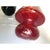 Diamond-Cut Ballotton Pattern Red Murano-Style Glass Lamp by Simoeng For Sale - Image 3 of 9