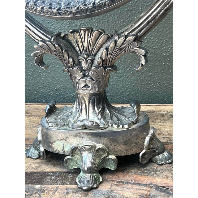 Vintage Swan Table Mirror For Sale - Image 12 of 12