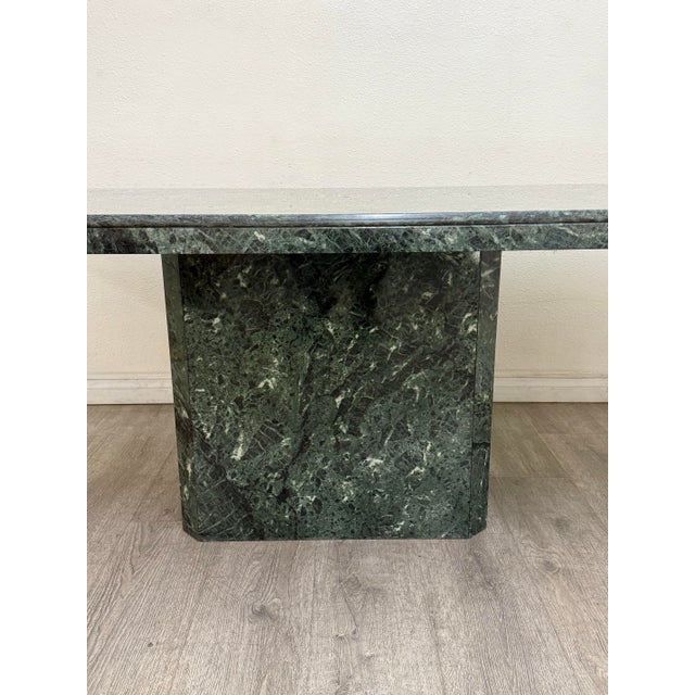 Green Marble Dining Table For Sale In Los Angeles - Image 6 of 10