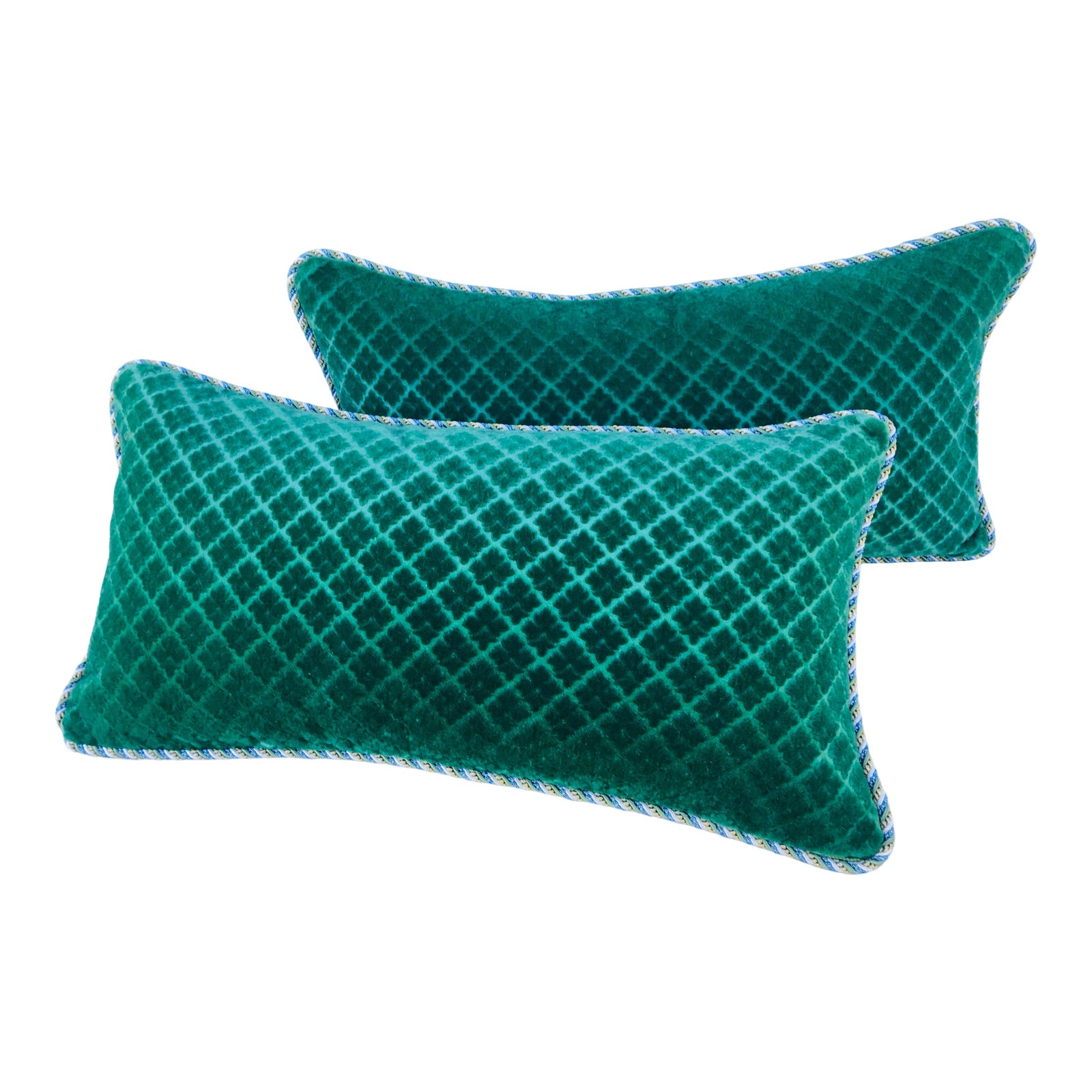Stroheim and Romann Cut Mohair Lumbar Pillows/A Pair Chairish