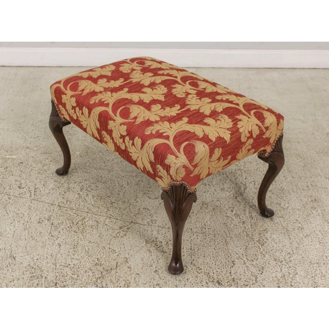 Age: Approx: 50 Years Old Details: Vintage Frames Quality Construction Queen Anne Legs & Pad Feet Large Impressive Stools...