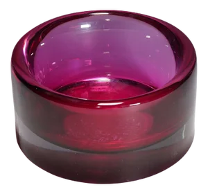 Mario Pinzoni for Seguso Sommerso Bowl Murano Ca. 1969