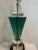 Plastic 1970s Van Teal Mid-Century Modern Green, Black & Gold Lucite Table Lamp For Sale - Image 7 of 12
