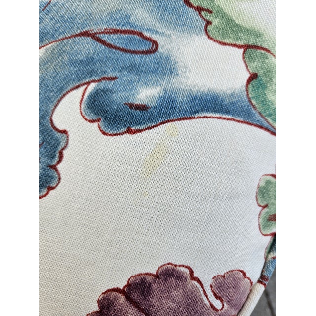 Baker Furniture Floral Print Swivel Chairs For Sale - Image 13 of 15