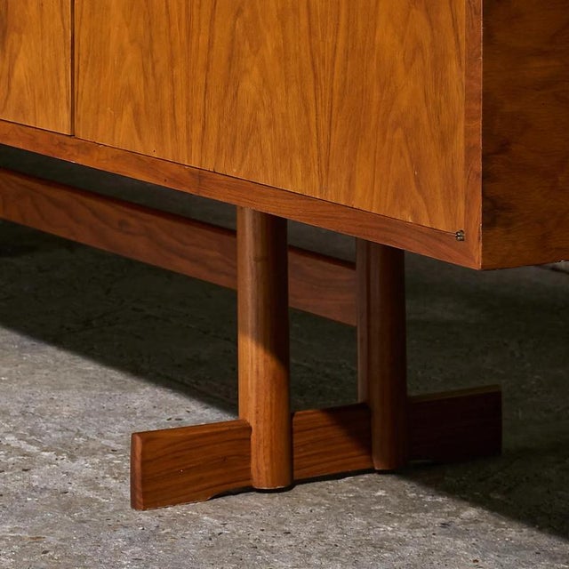 Brown Large Sideboard by Francesco Scapinnelli for Novo Rumo, Brazil, 1960s For Sale - Image 8 of 14