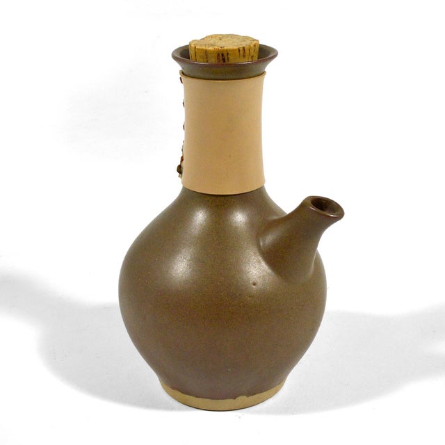 Mid-Century Modern 1960s Mid-Century Modern Gordon & Jane Martz Stoneware Carafe For Sale - Image 3 of 10