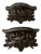Small Carved Wooden Bird Consoles, Set of 2 For Sale