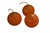 Vintage Ball Pendant Lights in Orange Opaline, 1970s, Set of 9 For Sale - Image 4 of 10