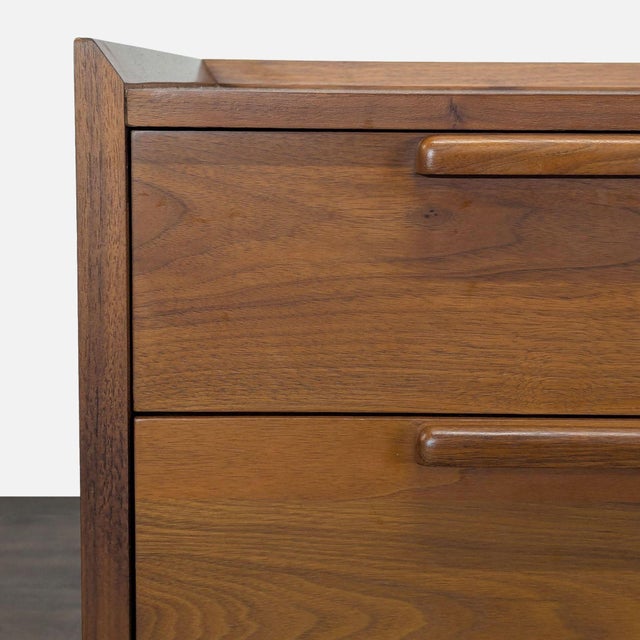 Crate & Barrel Crate & Barrel Tate Mid-Century Modern 9-Drawer Dresser in Walnut Finish For Sale - Image 4 of 8
