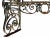 Antique Wrought Iron Garden Bench For Sale - Image 4 of 6