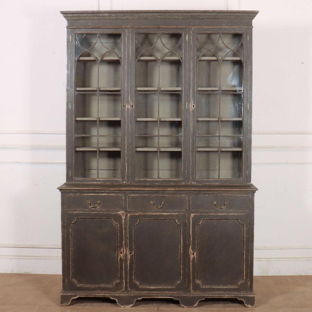 Gothic Painted Bookcase, 19th Century For Sale - Image 16 of 16