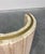 Postmod Italian Marble & Brass Glass Coffee Table For Sale - Image 4 of 10
