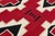 6x9 Handmade Modern Navajo Style Wool Rug - Vibrant Red Geometric Design For Sale - Image 9 of 10