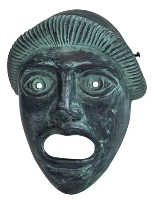 Mid-Century Greek Decorative Mask from Limburg, 1960s