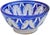 Mid 20th Century Mid 20th Century Blue Moorish-Patterned Ceramic Decorative Bowl For Sale - Image 5 of 7