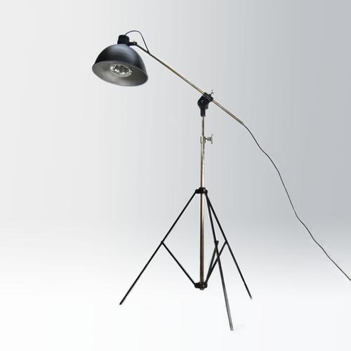 Mid-Century Industrial Floor Lamp For Sale - Image 6 of 10