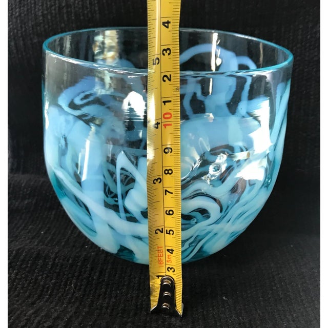 Contemporary 1970’s Richard Harkness Glass Bowl For Sale - Image 3 of 7