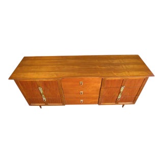 Mid-Century Modern Walnut Dresser For Sale