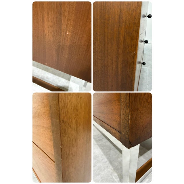 Thomasville Mid Century Modern Modular 4pc Wall Unit c.1967 For Sale - Image 12 of 12