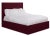 Modern Hadley King Bedframe, Wine Velvet For Sale - Image 3 of 4