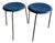 Vintage Dot Stools by Arne Jacobsen for Fritz Hansen, 1974, Set of 2 For Sale