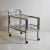 Brass and Steel, Smoked Glass Shelves Liqueurs Bottle Trolley, 1970s For Sale - Image 6 of 9