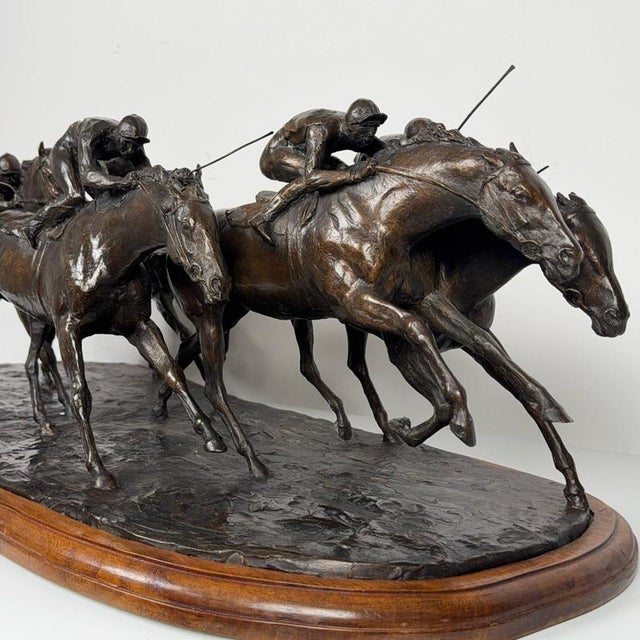 Black John Rattenbury Skeaping, A Group of Five Racehorses, Photograph For Sale - Image 8 of 12