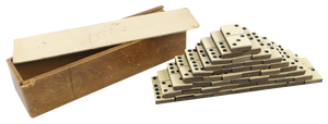 Postmodern Domino Game, Poland, 1950s, Set of 28