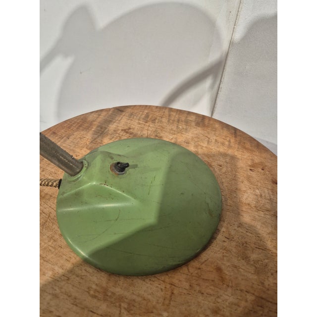 Bauhaus Desk Lamp in Green, 1920s For Sale - Image 9 of 14