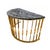 Contemporary Rare Tiger Eye Blue Precious Stone Accent Table For Sale - Image 3 of 5