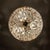 Metal Mid-Century Modern UFO-Shaped Hanging Light in Cut Glass and Chrome, 1970s For Sale - Image 7 of 16