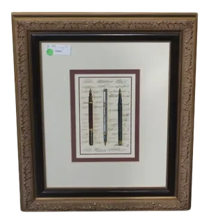 "Writing Pens" Framed Print