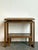 Vintage Burnished Brass Bi-Level Console Table For Sale - Image 9 of 12