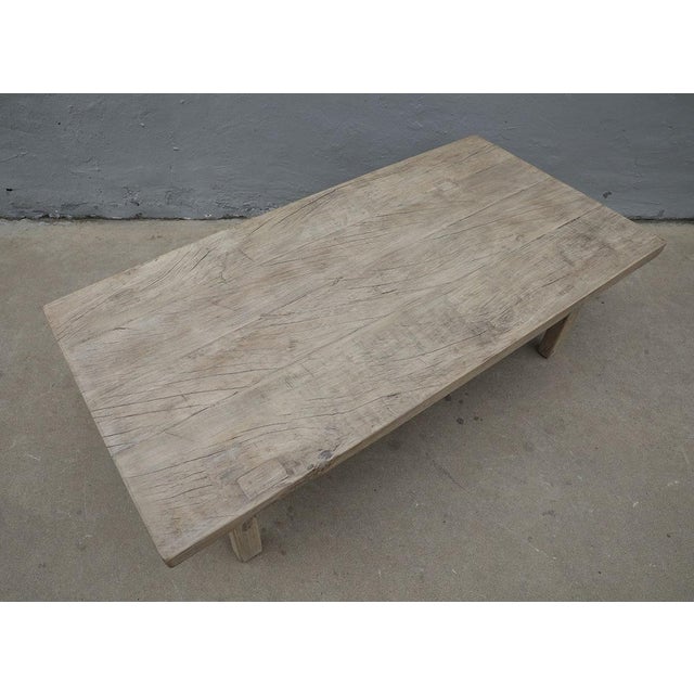 A reworked vintage elm table, now the ideal coffee table height and finished in a sun-washed bleach tone. The design is...