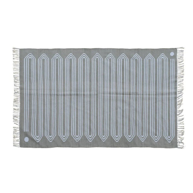 Not Yet Made - Made To Order Arete Rug, 5x8, Stone Gray For Sale - Image 5 of 5