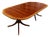 Vintage Baker Double Pedestal Extension Dining Table For Sale