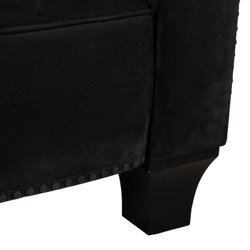 Black Leather 2-Seater Sofa from Wittmann For Sale - Image 5 of 11