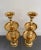 Metal Pair of Very Large Polished Brass Floor Candle Holders For Sale - Image 7 of 12